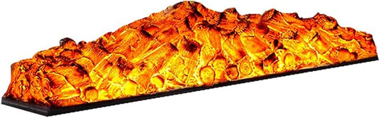 Electric Fireplace Electric Fireplace Logs, 35.4" Fireplace Insert Log Heater, Realistic Resin Charcoal Ember Bed, Elegant Fireplace Log Insert, Overheat Protection, 1500W Fireplace